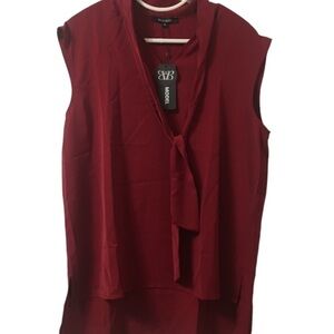 Basic Model Wine Red Tank Size Medium NWT